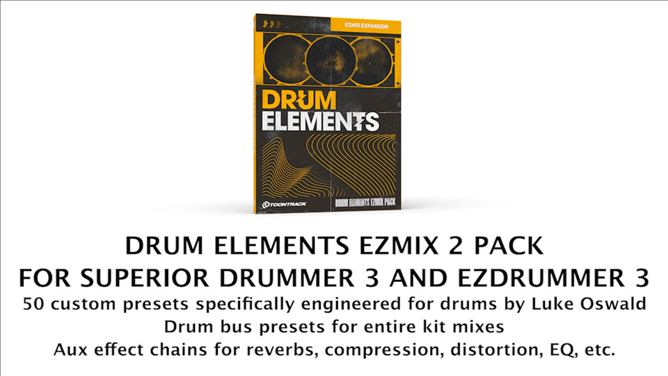 DRUM ELEMENTS EZMIX 2 PACK